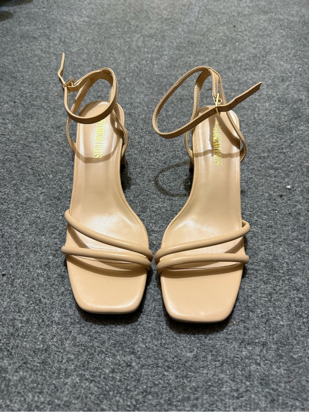 Strappy Nude Heels